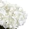 23" White Large Hydrangea Silk Flower Arrangement in Vase